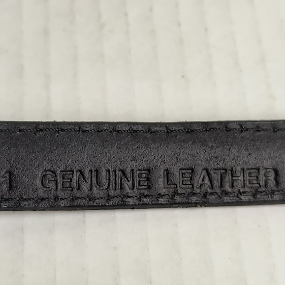 Woolrich Western Concho Black Braided Belt with Silver Buckle Size L - Picture 7 of 14